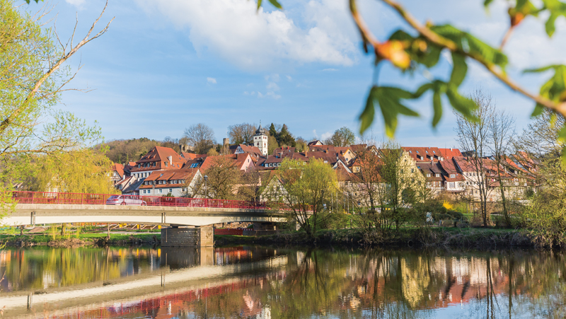 Stadt Forchtenberg als Sitz der Firma KRIWAN