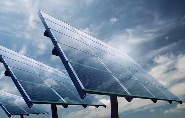 Photovoltaik Anlage Freiflächenanlage